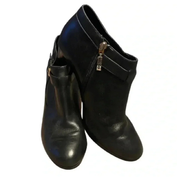 LAUREN RALPH LAUREN, MALEAH, Leather Ankle Boots Black - Picture 6 of 6